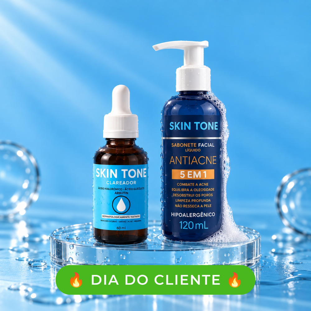 KIT Clareador + Sabonete Facial