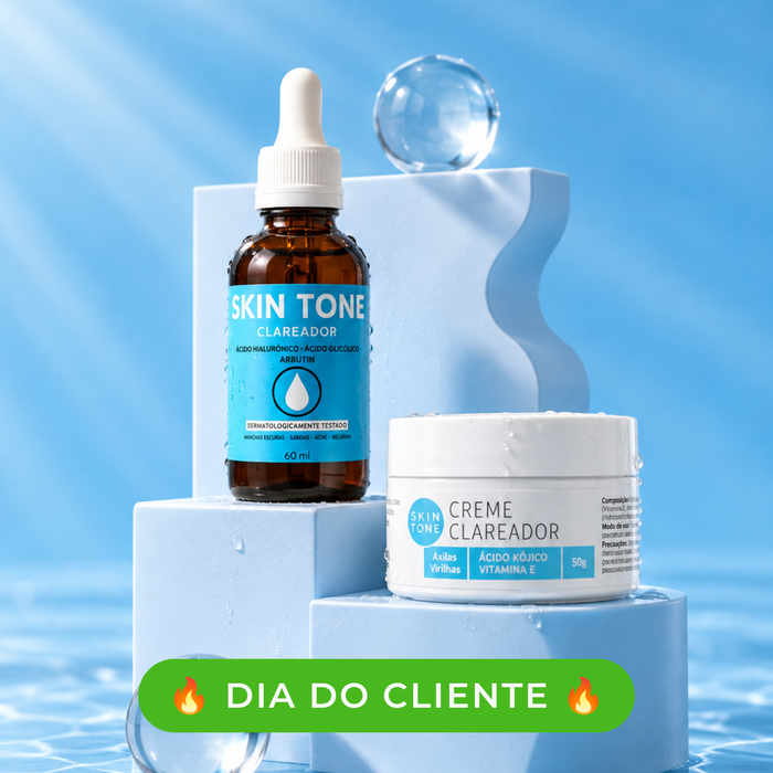 Kit Sérum clareador + Creme clareador de axilas e virilha