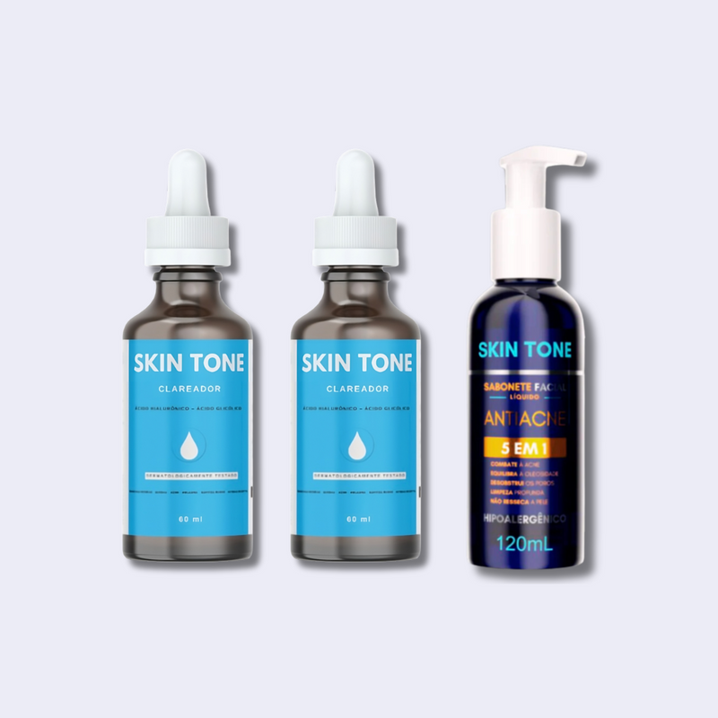 Kit 2 claredores + 1 Sabonete Facial