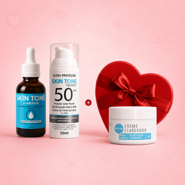 Kit Especial: Sérum + Protetor + Creme Clareador GRÁTIS