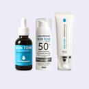 Kit Sérum + Protetor Solar + Hidratante facial