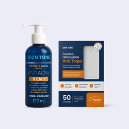 Kit Sabonete Facial + Adesivo Hidrocoloide Anti Toque