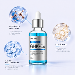 Kit Sérum Clareador + Sérum GHK-Cu com Peptídeos de Cobre
