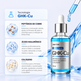 Sérum GHK-Cu com Peptídeos de Cobre 30ml Skin Tone