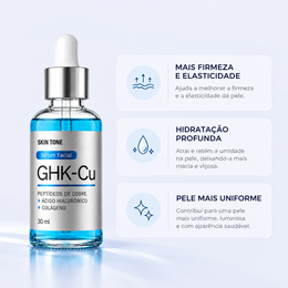 Sérum GHK-Cu com Peptídeos de Cobre 30ml Skin Tone
